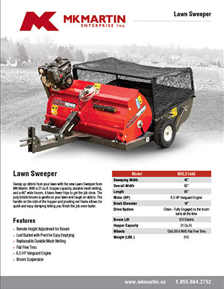 Lawn Sweeper Brochure